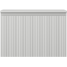 Mexen Rivel Badezimmerschrank unterschrank 70 cm mit Arbeitsplatte, 1 Schublade, geriffelt, grauer Matt - 91A20-07047-1-BFC62