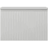 Mexen Rivel Waschtischunterschrank 70 cm mit Platte, 1 Schublade, gerillt, graumatt - 91A20-07047-1-BFC62
