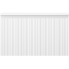 Mexen Rivel Badezimmerschrank für Waschbecken 80 cm mit Arbeitsplatte, 1 Schublade, geriffelt, weiß matt - 91A20-08047-1-BFC01