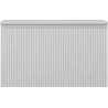 Mexen Rivel Badezimmer-Unterschrank 80 cm mit Arbeitsplatte, 1 Schublade, gerillt, grau matt - 91A20-08047-1-BFC62