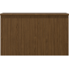Mexen Rivel Badezimmerschrank unter Waschbecken 80 cm mit Arbeitsplatte, 1 Schublade, geriffelt, Walnuss - 91A20-08047-1-BFC86