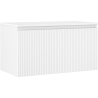 Mexen Rivel Badschrank 90 cm mit Arbeitsplatte, 1 Schublade, gerillt, weiß matt - 91A20-09047-1-BFC01
