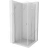 Mexen Lima Duo Duschkabine falten 80 x 80 cm, transparent, chrom - 856-080-080-02-00