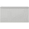 Mexen Rivel Badezimmer-Unterschrank 90 cm mit Arbeitsplatte, 1 Schublade, geriffelt, graumatt - 91A20-09047-1-BFC62