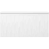 Mexen Rivel Badezimmerschrank 100 cm mit Arbeitsplatte, 1 Schublade, gerillt, weiß matt - 91A20-10047-1-BFC01