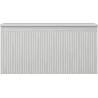 Mexen Rivel Badezimmerschrank 100 cm mit Arbeitsplatte, 1 Schublade, geriffelt, grau matt - 91A20-10047-1-BFC62