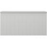 Mexen Rivel Badezimmerschrank unter Waschbecken 100 cm mit Arbeitsplatte, 1 Schublade, geriffelt, grau matt