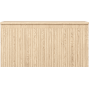 Mexen Rivel Badezimmerschrank unter Waschbecken 100 cm mit Ablage, 1 Schublade, geriffelt, Eiche - 91A20-10047-1-BFC81