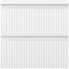 Mexen Rivel Waschtischunterschrank 50 cm mit Platte, 2 Schubladen, gerillt, weiß matt - 91A20-05047-2-BFFC01