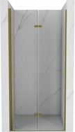 Mexen Lima faltbare Duschabtrennung 70 cm, transparent, gold - 856-070-000-50-00