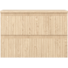 Mexen Rivel Badezimmerschrank unter Waschbecken 70 cm mit Arbeitsplatte, 2 Schubladen, gerillt, Eiche - 91A20-07047-2-BFFC81