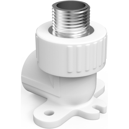 Mexen PPR-Winkel mit Halterung, verschweißt für PPR-Rohre 25 x 3/4 AG - W97341-2534M-00