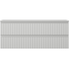 Mexen Rivel Badezimmerschrank 120 cm mit Waschtischplatte, 2 Schubladen, geriffelt, grau matt - 91A20-12047-2-BFFC62