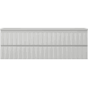 Mexen Rivel Badezimmer-Unterschrank 140 cm mit Arbeitsplatte, 2 Schubladen, geriffelt, grau matt - 91A20-14047-2-BFFC62