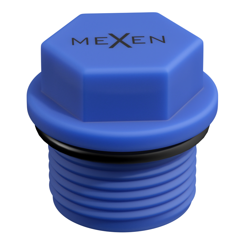 Mexen PPR Kappe kurz für Prüfungen 1/2 GZ blau - W97343-12-00