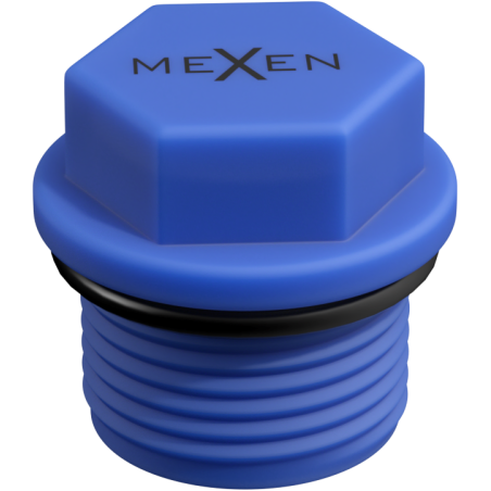Mexen PPR Kappe kurz für Prüfungen 1/2 GZ blau - W97343-12-00