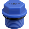 Mexen PPR Kappe kurz für Prüfungen 1/2 GZ blau - W97343-12-00