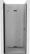 Mexen Lima faltbare Duschabtrennung 80 cm, transparent, schwarz - 856-080-000-70-00