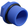 Mexen PPR kurzer Prüfstopfen 1 AG blau - W97343-10-00