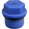 Mexen PPR kurzer Prüfstopfen 1 AG blau - W97343-10-00