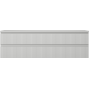 Mexen Rivel 160 cm Unterschrank mit Waschbecken mit Arbeitsplatte, 2 Schubladen, geriffelt, grau matt - 91A20-16047-2-BFFC62