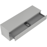 Mexen Rivel 160 cm Unterschrank mit Waschbecken mit Arbeitsplatte, 2 Schubladen, geriffelt, grau matt - 91A20-16047-2-BFFC62