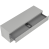 Mexen Rivel Badezimmerschrank 160 cm mit Tischplatte, 2 Schubladen, geriffelt, grau matt - 91A20-16047-2-BFFC62