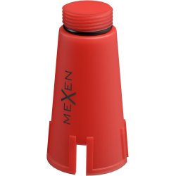 Mexen PPR langer Prüfstopfen 3/4 GZ rot - W97344-34-01