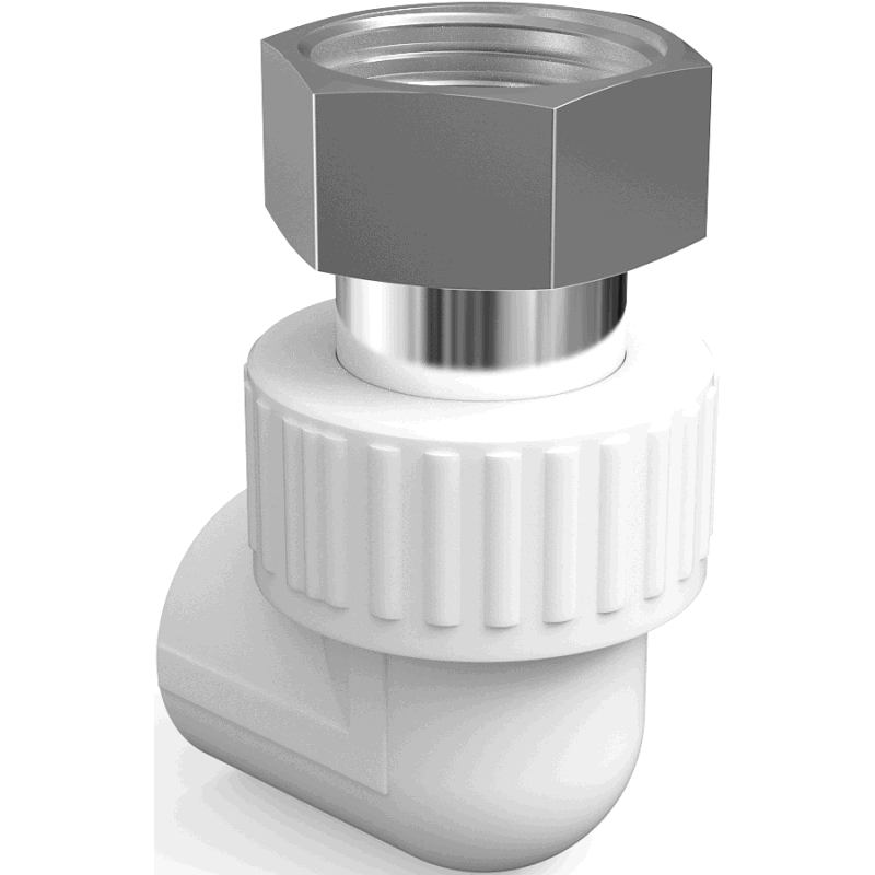 Mexen PPR Winkel mit Halbschraubverbindung, verschweißbar für PPR-Rohre 20 x 3/4 AG - W97353-2034F-00