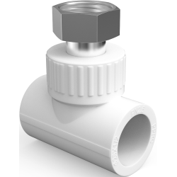 Mexen PPR T-Stück mit halbgewindem Anschluss für PPR-Rohre 20 x 1/2 IG x 20 - W97347-2012F20-00