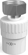 Mexen PPR Muffe mit Halbschraubverbindung, geschweißt für PPR-Rohre 25 x 1 IG - W97354-2510F-00
