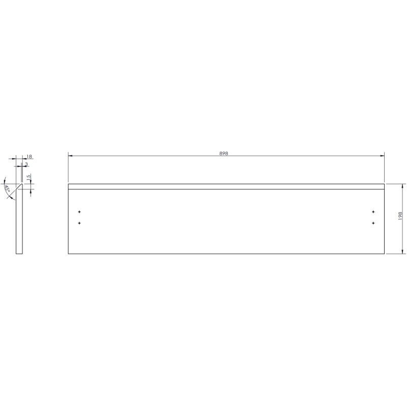 Mexen Orio Badezimmerschrank 90 cm mit Waschbecken Otis, 1 Schublade, Graphit matt/weiß matt - 91A10-09023-1-BF66-W18M01
