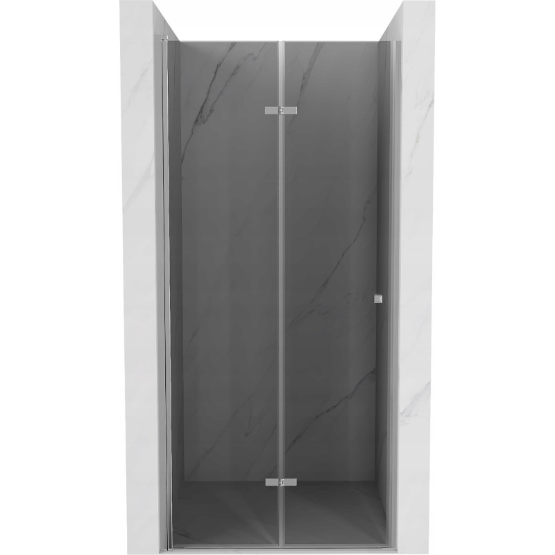Mexen Lima faltbare Duschabtrennung 90 cm, graphit, chrom - 856-090-000-01-40