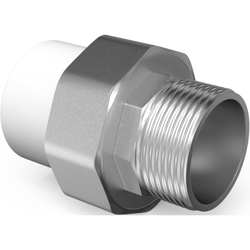 Mexen PPR Muffenschraubverbindung, verschweißbar für PPR-Rohre 20 x 1/2 AG - W97356-2012M-00