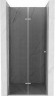 Mexen Lima faltbare Duschtür 120 cm, Graphit, Chrom - 856-120-000-01-40