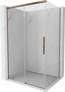 Mexen Rox Duschkabine Schiebetür 100 x 90 cm, transparent, Roségold - 8C2-100-090-60-00
