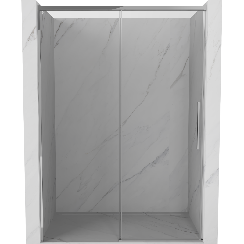 Mexen Rox Duschgleittür 150 cm, transparent, Chrom - 8C2-150-000-01-00