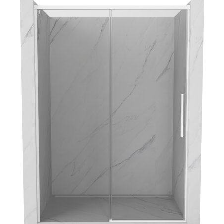 Mexen Rox Schiebetüren 145 cm, transparent, weiß - 8C2-145-000-20-00