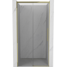 Mexen Rox Schiebetür Dusche 120 cm, transparent, gold - 8C2-120-000-50-00
