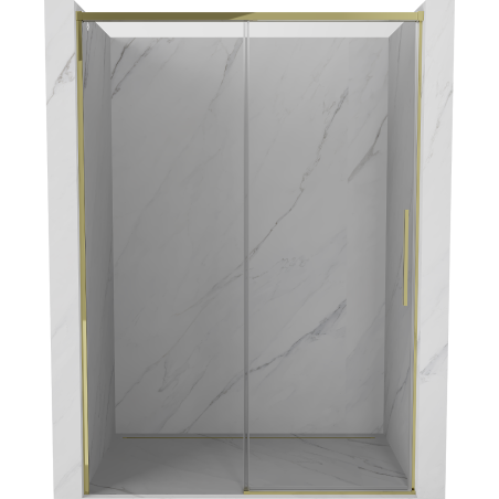 Mexen Rox Schiebeduschtür 150 cm, transparent, gold - 8C2-150-000-50-00