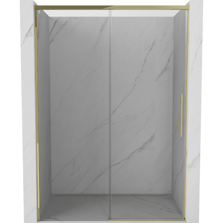 Mexen Rox Schiebetür für Dusche 155 cm, transparent, gold - 8C2-155-000-50-00