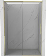 Mexen Rox Schiebeduschtüren 160 cm, transparent, gold - 8C2-160-000-50-00