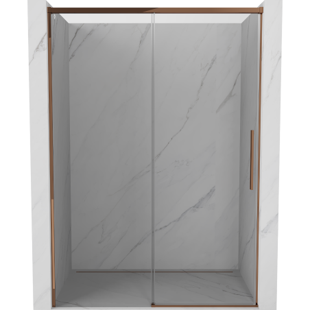 Mexen Rox Schiebetüren für Dusche 145 cm, transparent, Roségold - 8C2-145-000-60-00