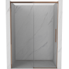 Mexen Rox Schiebetür-Duschkabine 150 cm, transparent, Roségold - 8C2-150-000-60-00