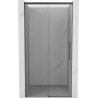 Mexen Rox Duschschiebetür 120 cm, transparent, gebürstetes Gun Gray - 8C2-120-000-66-00