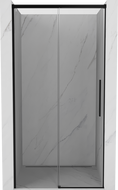 Mexen Rox Schiebetür Duschwand 120 cm, transparent, schwarz - 8C2-120-000-70-00