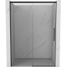 Mexen Rox Schiebeduschtüren 145 cm, transparent, schwarz - 8C2-145-000-70-00