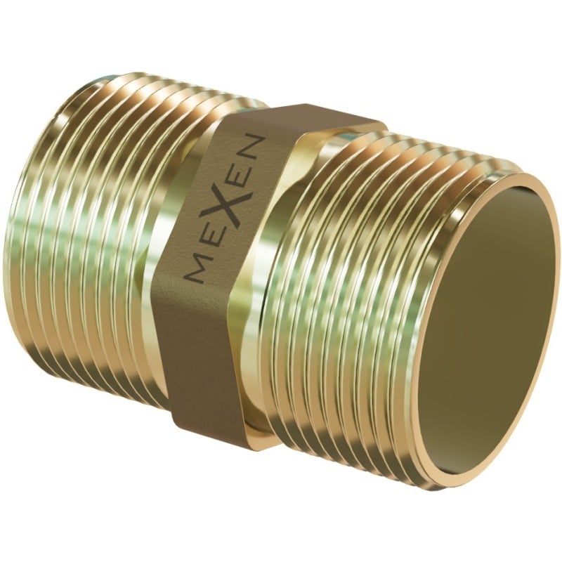 Mexen BRASS Messingnippel 3/8 AG x 3/8 AG - W97404-3838