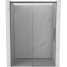 Mexen Rox Schiebetür für Dusche 160 cm, transparent, Gun Metal - 8C2-160-000-95-00