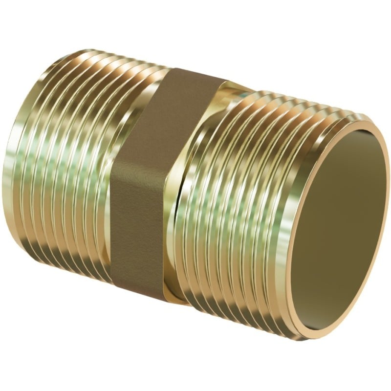 Mexen BRASS Messingnippel 6/4 AG x 6/4 AG - W97404-6464